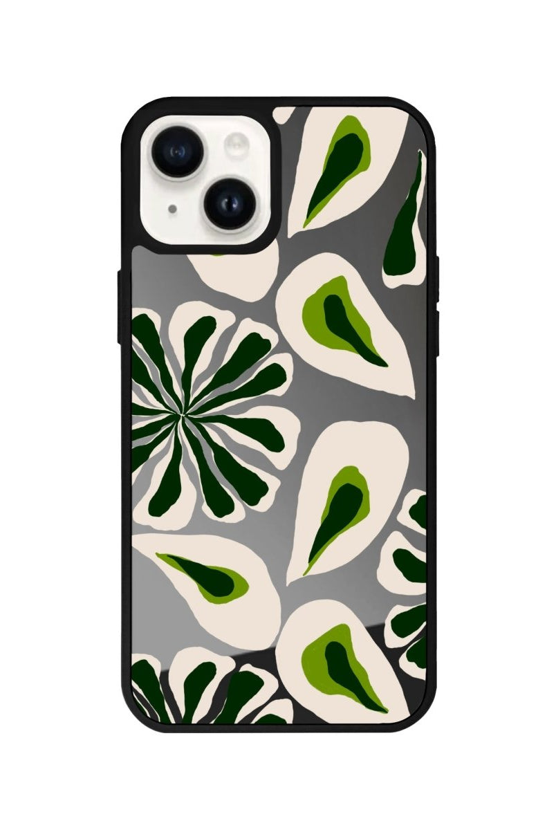 iPhone 14 Plus Leafs Mirror Aynalı Telefon Kılıfı Antrasit - SUMTHINCS