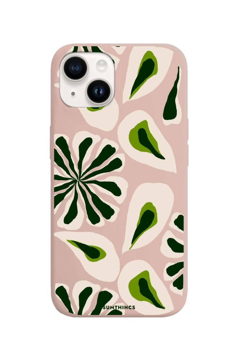 iPhone 14 Plus Leafs Premium Telefon Kılıfı Bej - SUMTHINCS