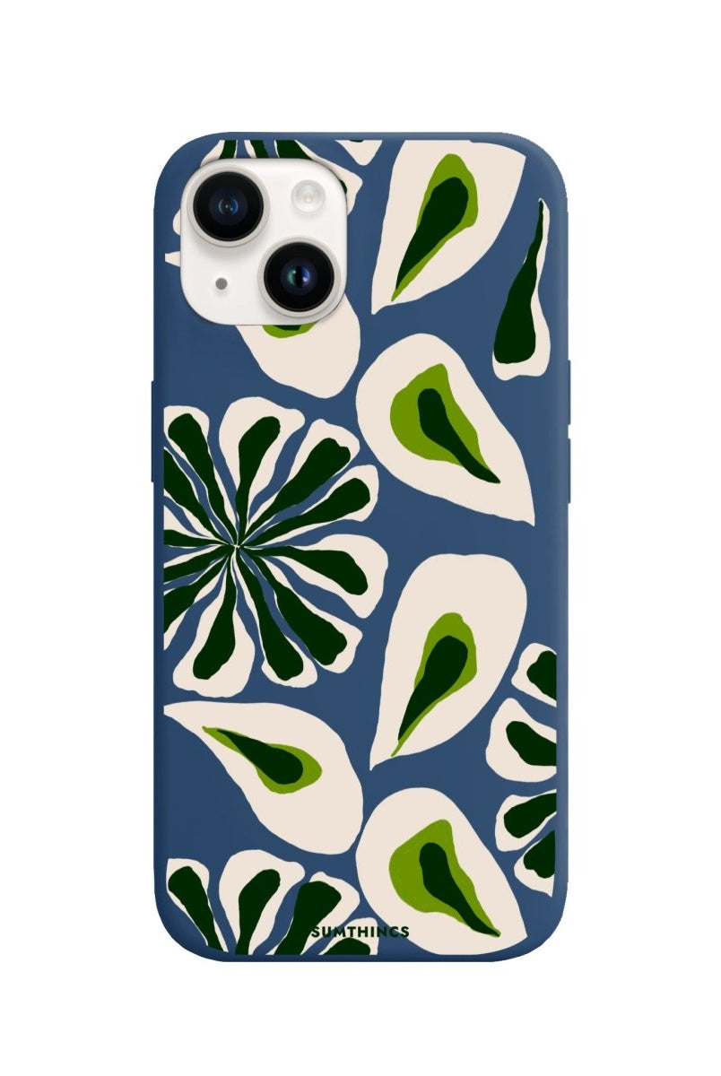 iPhone 14 Plus Leafs Premium Telefon Kılıfı Pasifik Mavi - SUMTHINCS