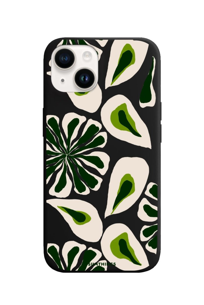 iPhone 14 Plus Leafs Premium Telefon Kılıfı Siyah - SUMTHINCS