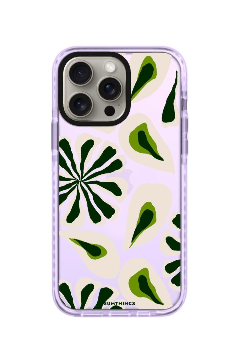 iPhone 14 Plus Leafs Procase Şeffaf Telefon Kılıfı Lila - SUMTHINCS