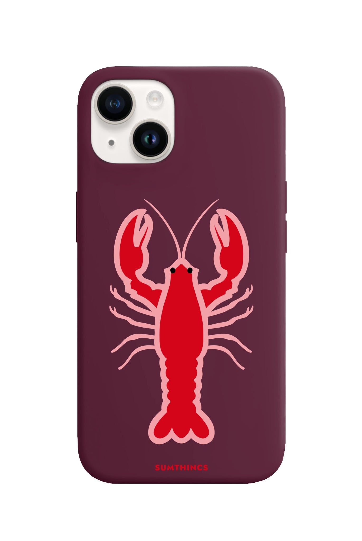 iPhone 14 Plus Lobster Premium Telefon Kılıfı Bordo - SUMTHINCS