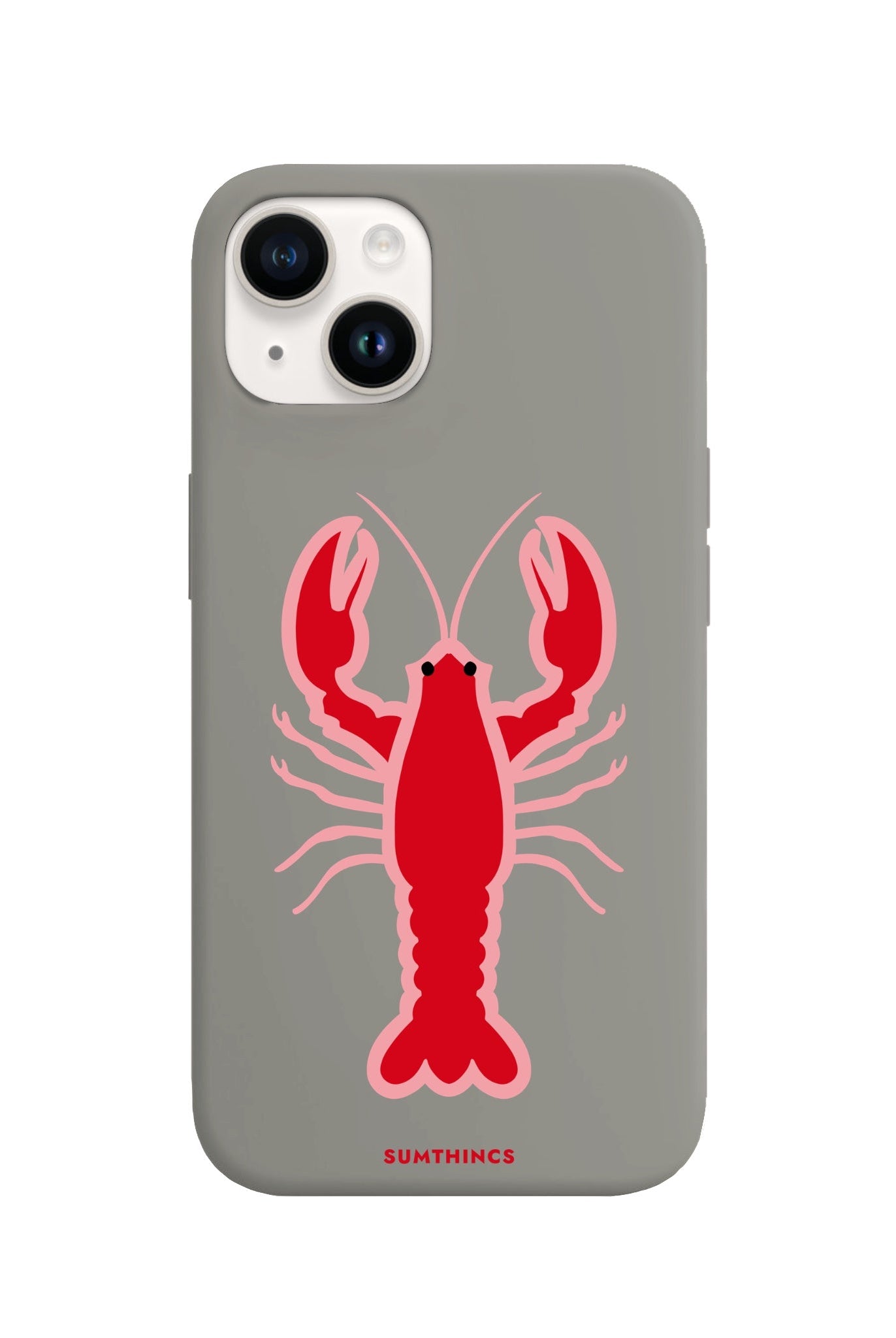 iPhone 14 Plus Lobster Premium Telefon Kılıfı Gri - SUMTHINCS