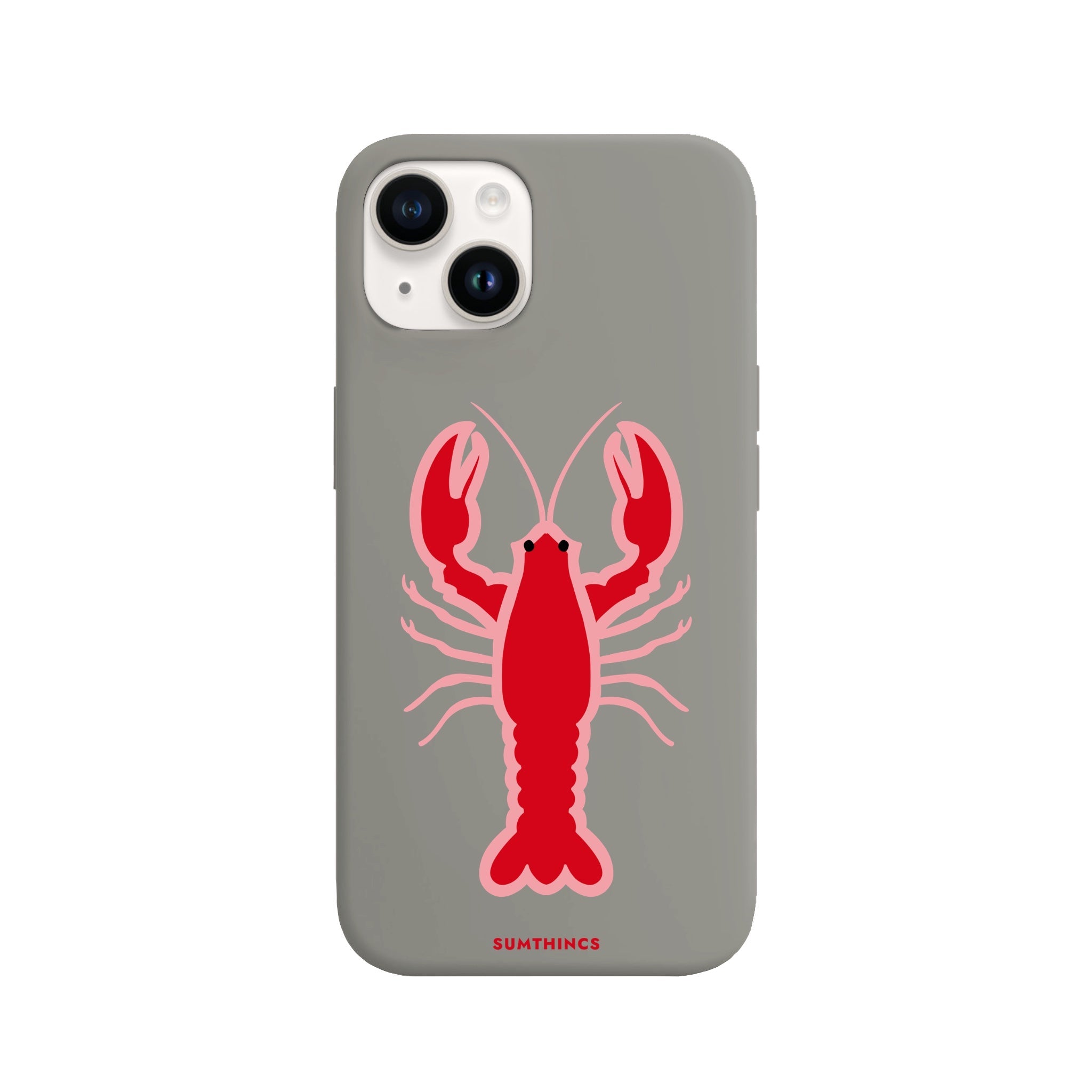 iPhone 14 Plus Lobster Premium Telefon Kılıfı Gri - SUMTHINCS