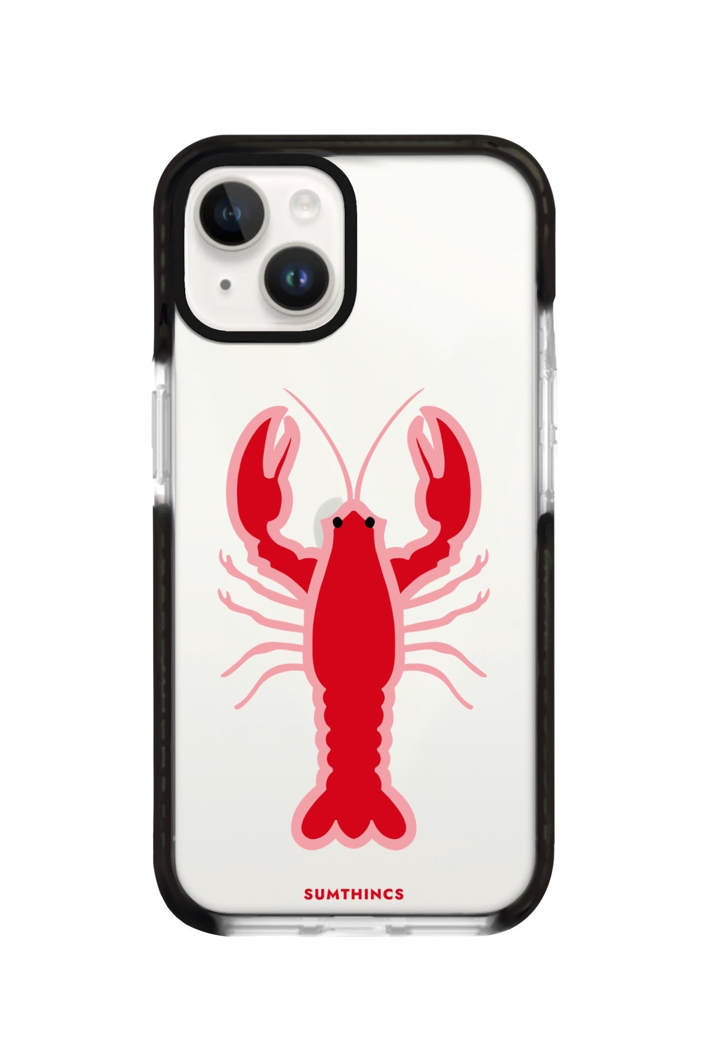 iPhone 14 Plus Lobster Procase Şeffaf Telefon Kılıfı Siyah Şeffaf - SUMTHINCS