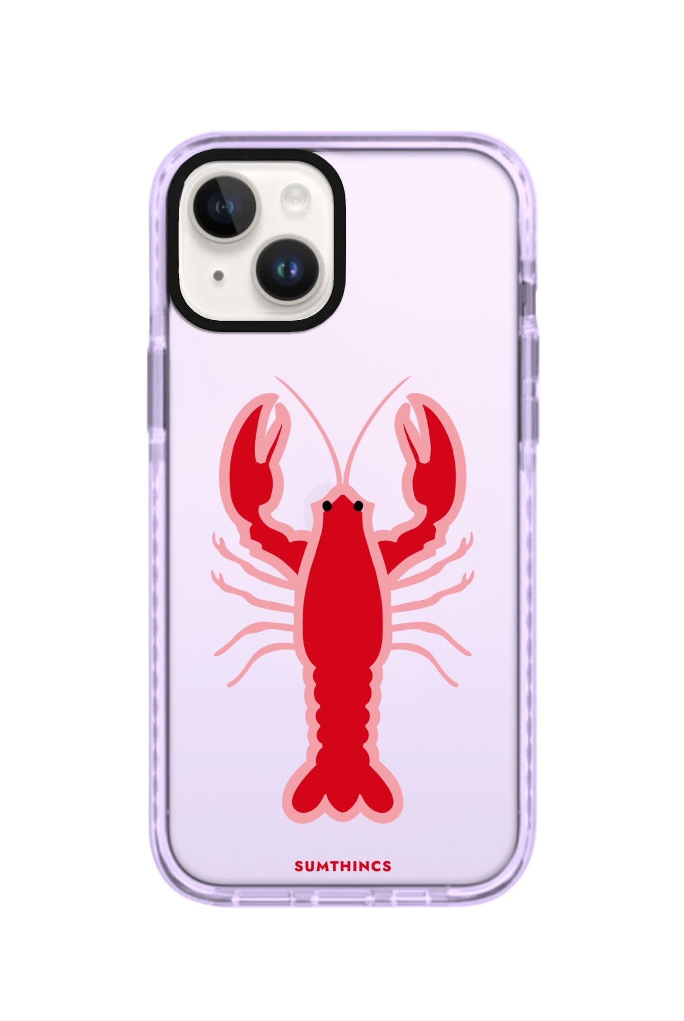 iPhone 14 Plus Lobster Procase Şeffaf Telefon Kılıfı Lila - SUMTHINCS