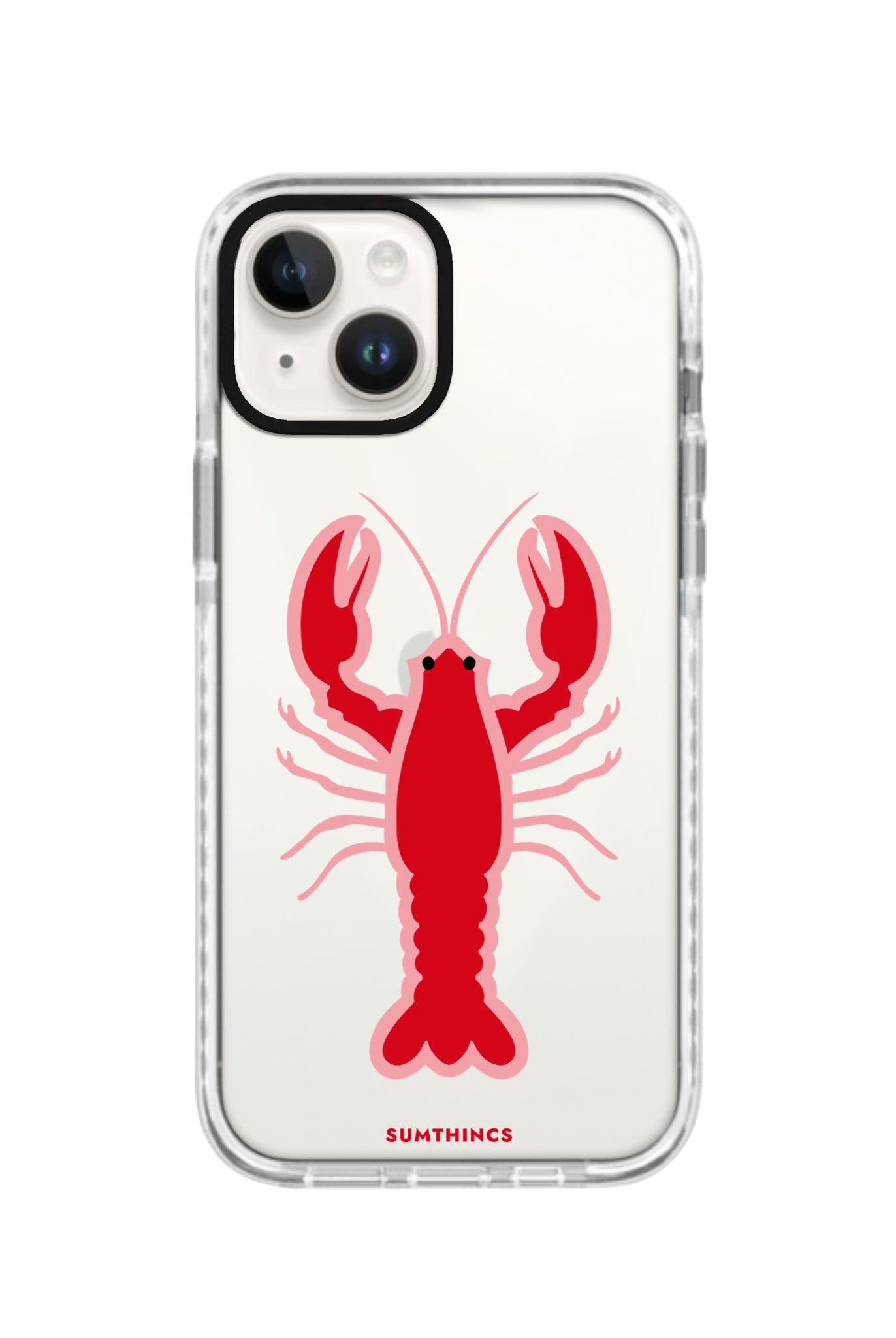iPhone 14 Plus Lobster Procase Şeffaf Telefon Kılıfı Beyaz Şeffaf - SUMTHINCS