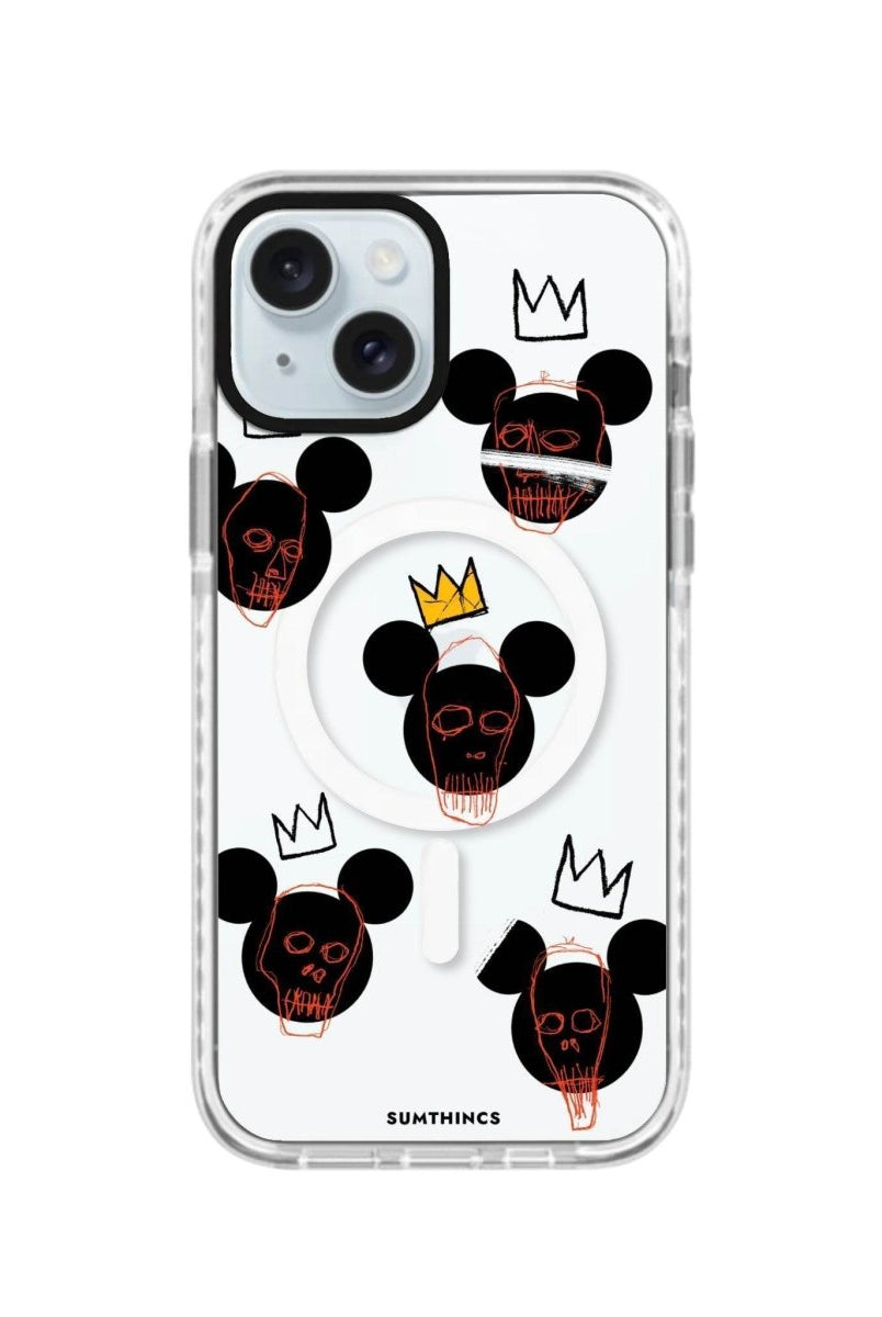 iPhone 14 Plus Mickeys Midnight Magsafe Procase Şeffaf Telefon Kılıfı Beyaz Şeffaf - SUMTHINCS