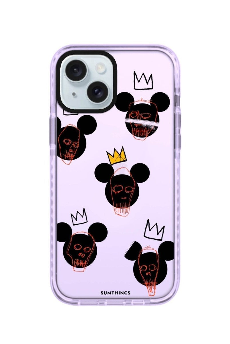 iPhone 14 Plus Mickeys Midnight Procase Şeffaf Telefon Kılıfı Lila - SUMTHINCS