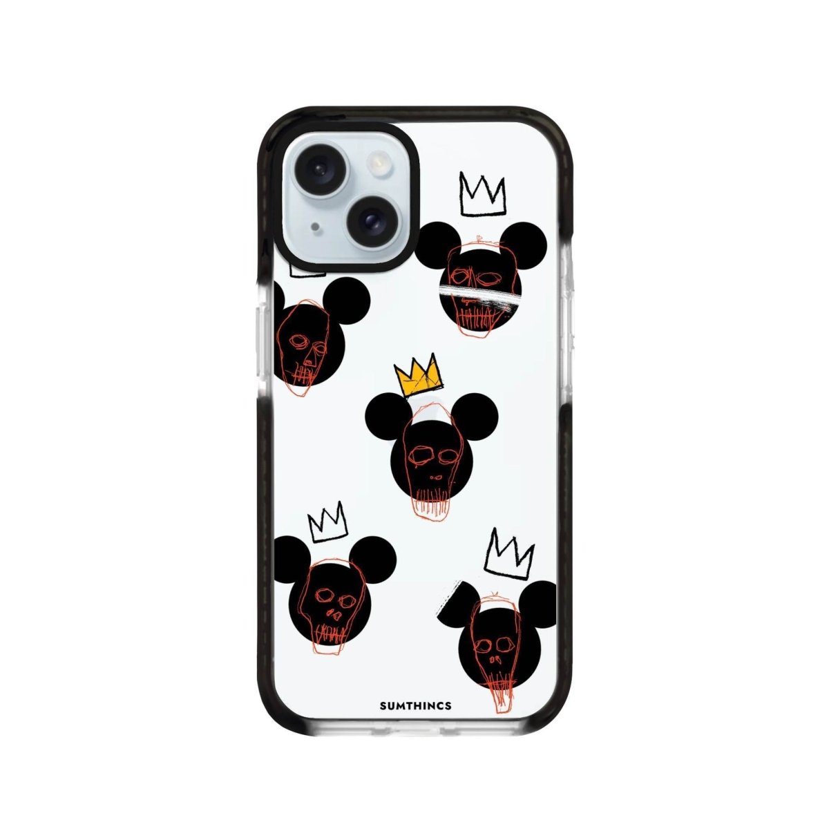 iPhone 14 Plus Mickeys Midnight Procase Şeffaf Telefon Kılıfı Siyah Şeffaf - SUMTHINCS