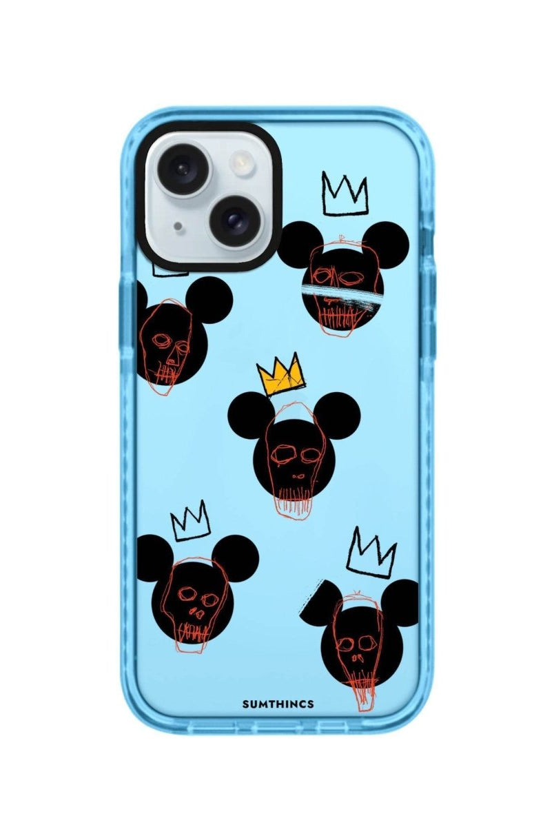 iPhone 14 Plus Mickeys Midnight Procase Şeffaf Telefon Kılıfı Mavi - SUMTHINCS