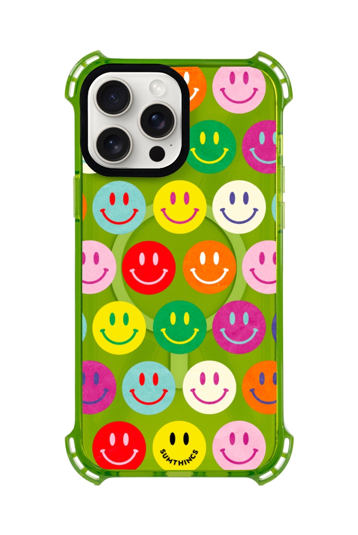 iPhone 14 Plus Miles of Smiles Bumper Magsafe Şeffaf Telefon Kılıfı - SUMTHINCS