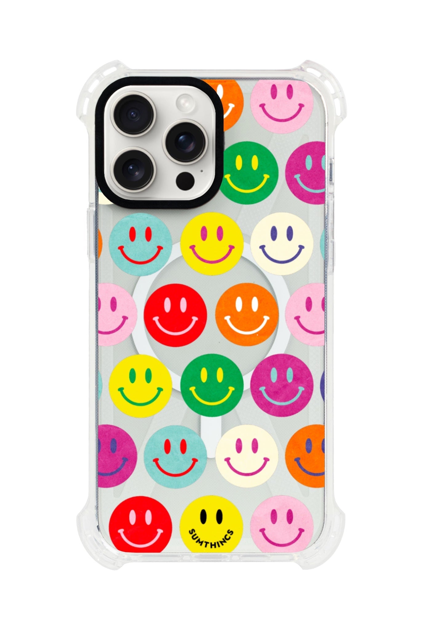 iPhone 14 Plus Miles of Smiles Bumper Magsafe Şeffaf Telefon Kılıfı - SUMTHINCS