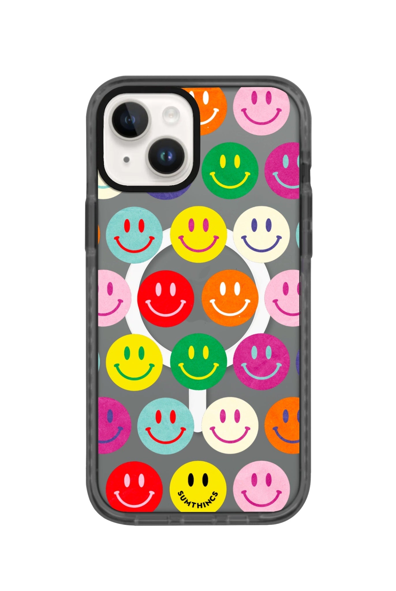 iPhone 14 Plus Miles of Smiles Magsafe Procase Şeffaf Telefon Kılıfı Antrasit - SUMTHINCS