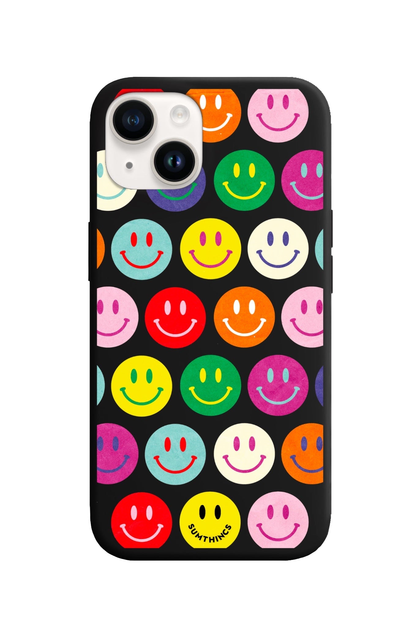 iPhone 14 Plus Miles of Smiles Premium Telefon Kılıfı Siyah - SUMTHINCS