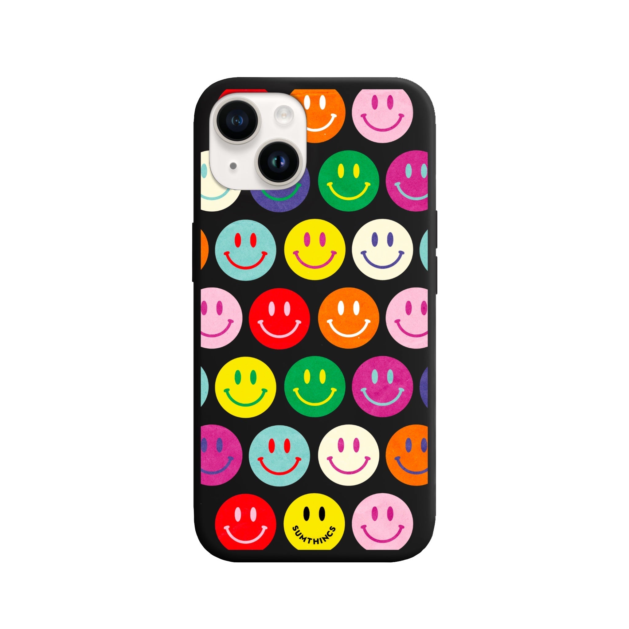 iPhone 14 Plus Miles of Smiles Premium Telefon Kılıfı Siyah - SUMTHINCS