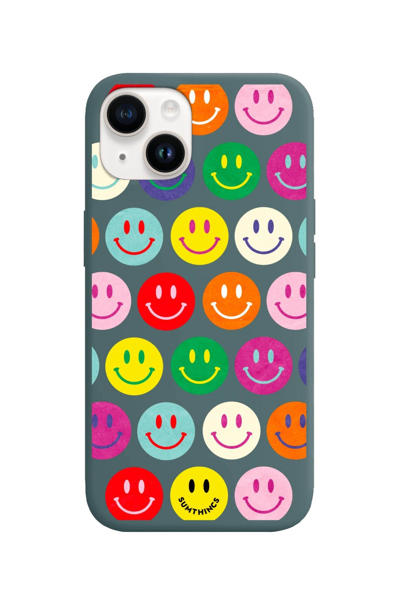iPhone 14 Plus Miles of Smiles Premium Telefon Kılıfı Kaktüs Yeşili - SUMTHINCS