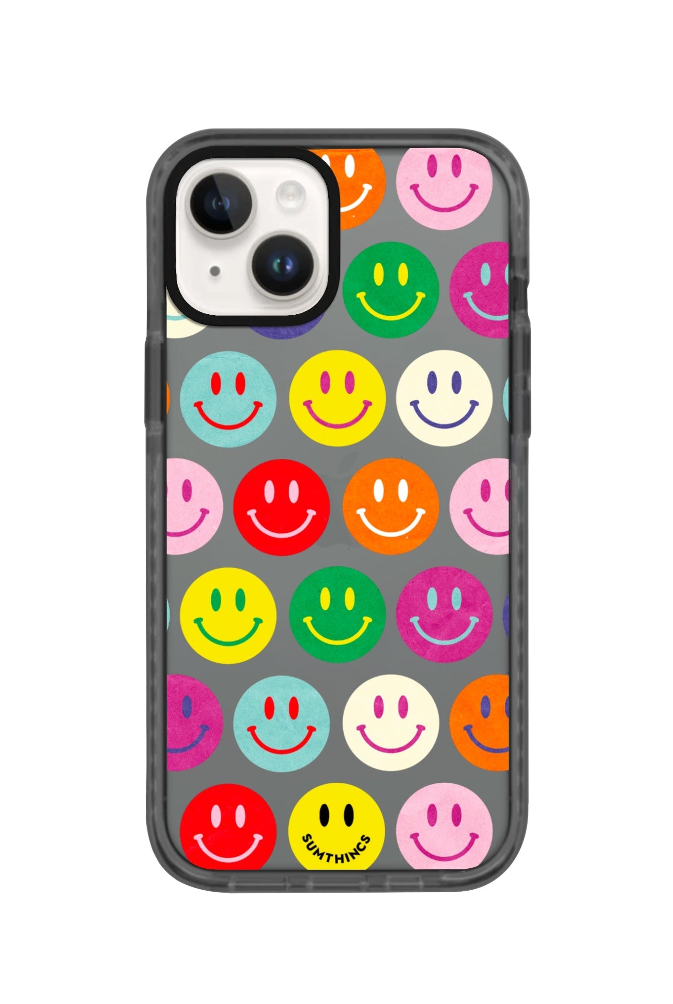 iPhone 14 Plus Miles of Smiles Procase Şeffaf Telefon Kılıfı Antrasit - SUMTHINCS