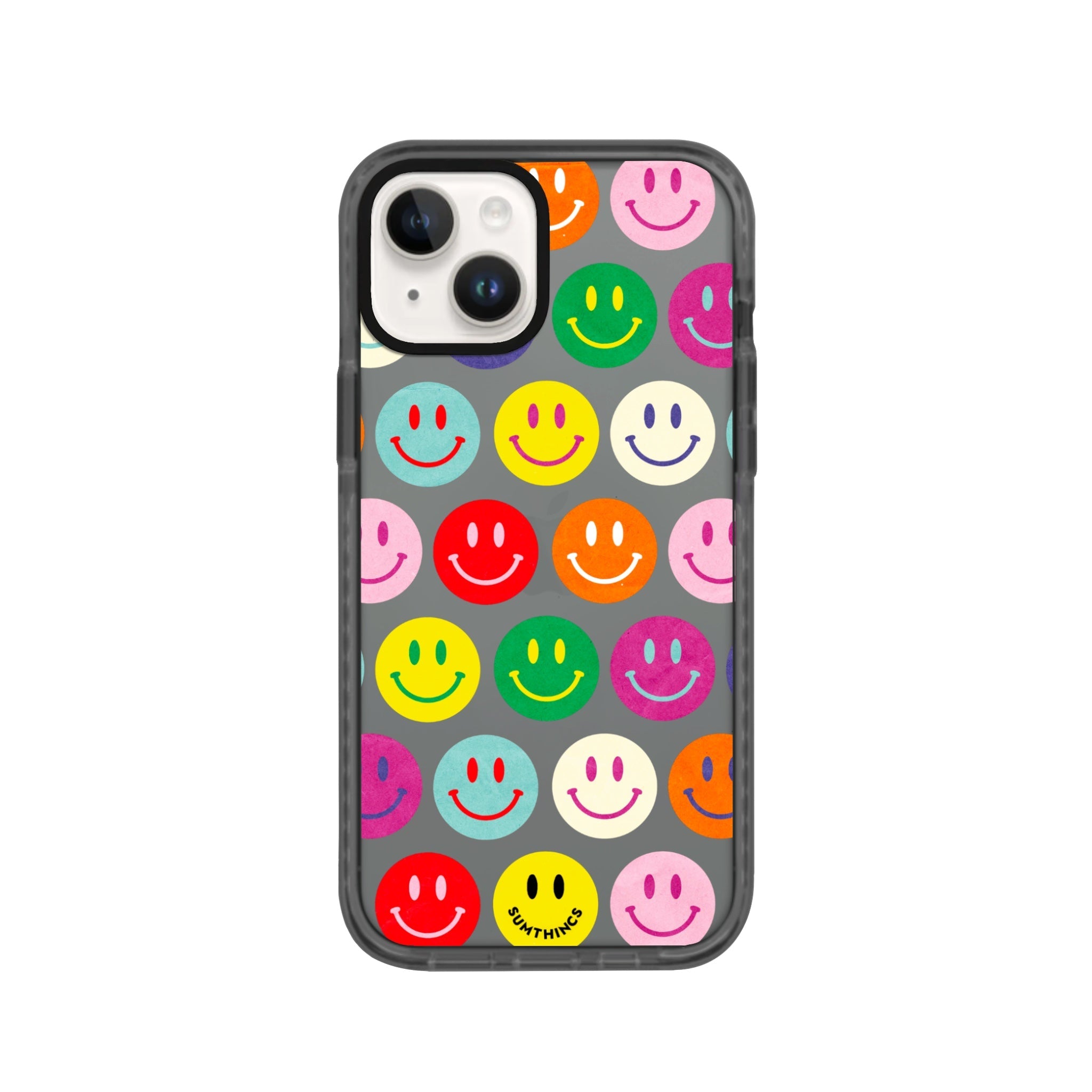 iPhone 14 Plus Miles of Smiles Procase Şeffaf Telefon Kılıfı Antrasit - SUMTHINCS