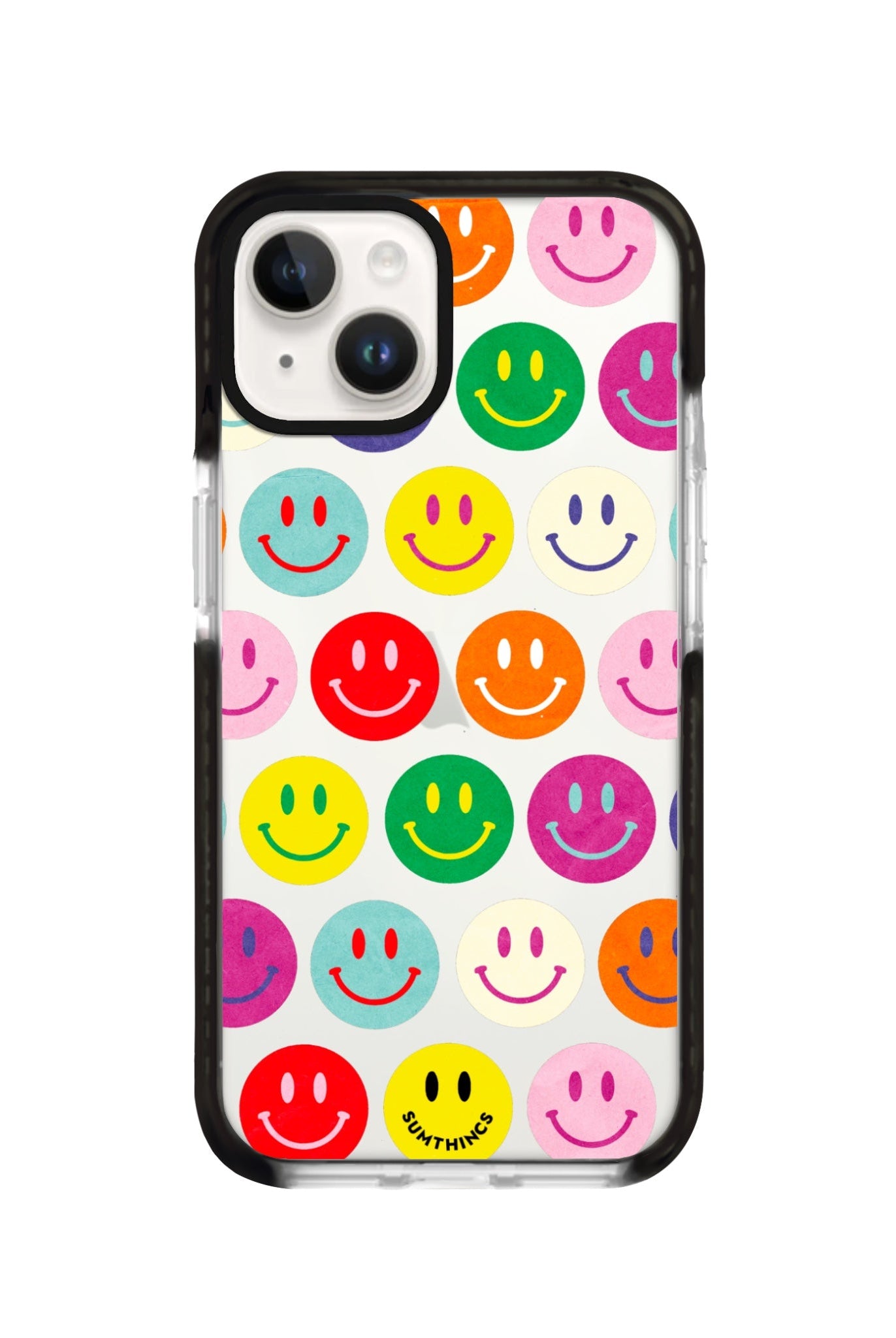 iPhone 14 Plus Miles of Smiles Procase Şeffaf Telefon Kılıfı Siyah Şeffaf - SUMTHINCS