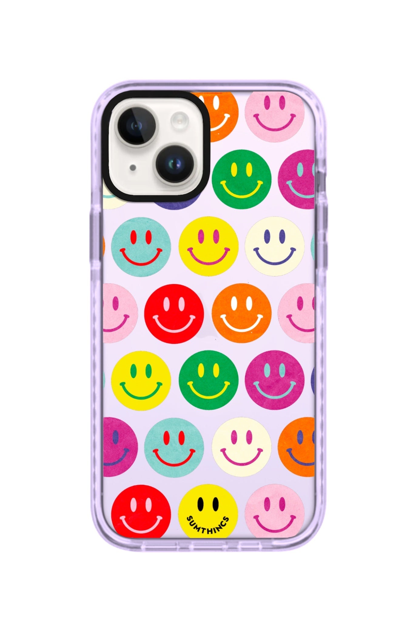 iPhone 14 Plus Miles of Smiles Procase Şeffaf Telefon Kılıfı Lila - SUMTHINCS