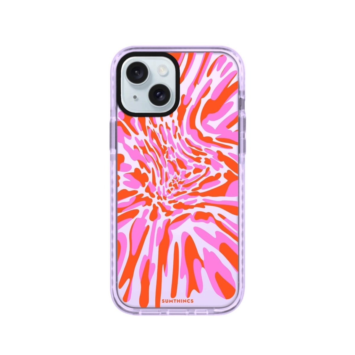 iPhone 14 Plus Neon Dreams Procase Şeffaf Telefon Kılıfı Lila - SUMTHINCS