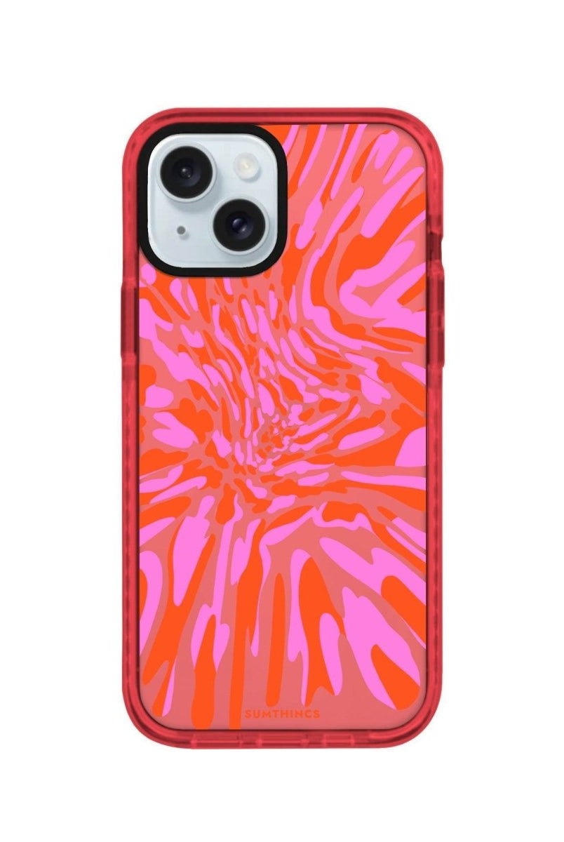 iPhone 14 Plus Neon Dreams Procase Şeffaf Telefon Kılıfı Kırmızı - SUMTHINCS
