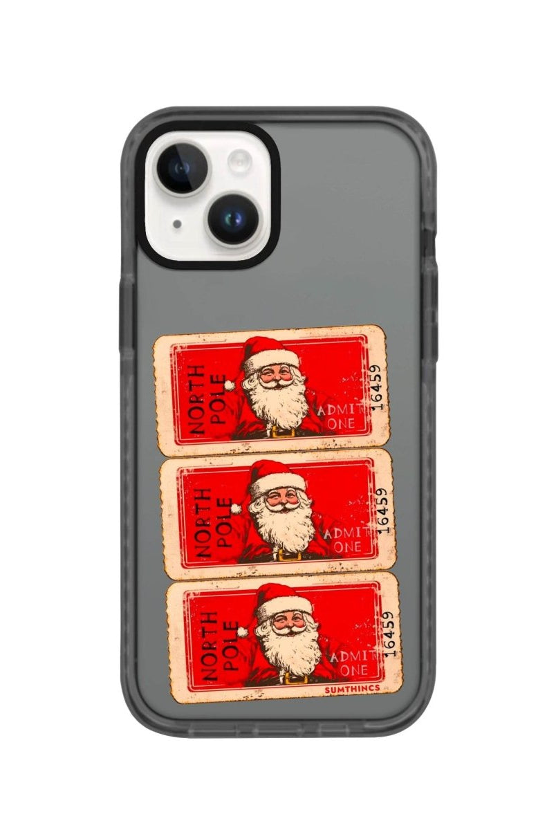 iPhone 14 Plus Northpole Ticket Procase Şeffaf Telefon Kılıfı Antrasit - SUMTHINCS