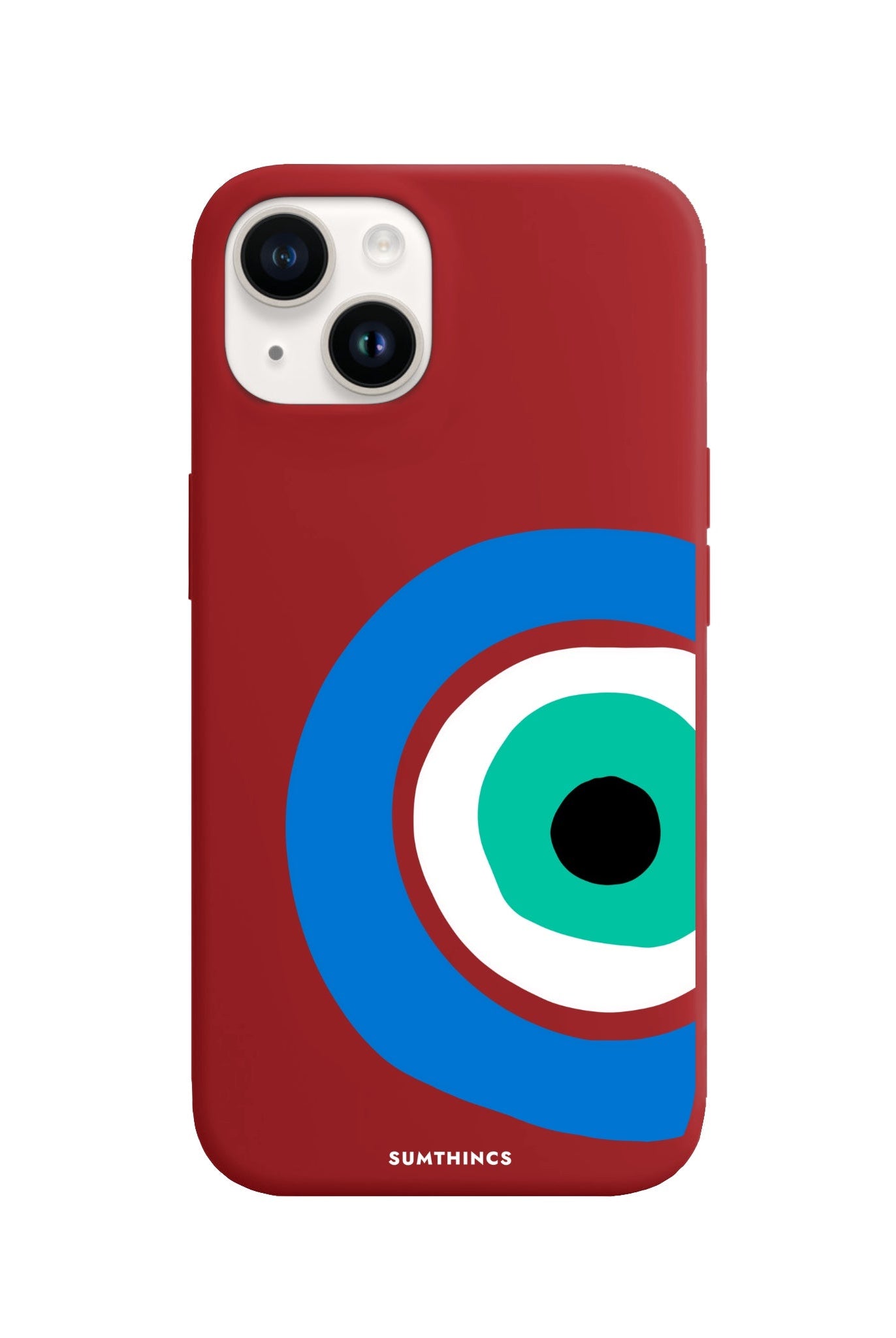 iPhone 14 Plus Ocean Eye Premium Telefon Kılıfı Kırmızı - SUMTHINCS