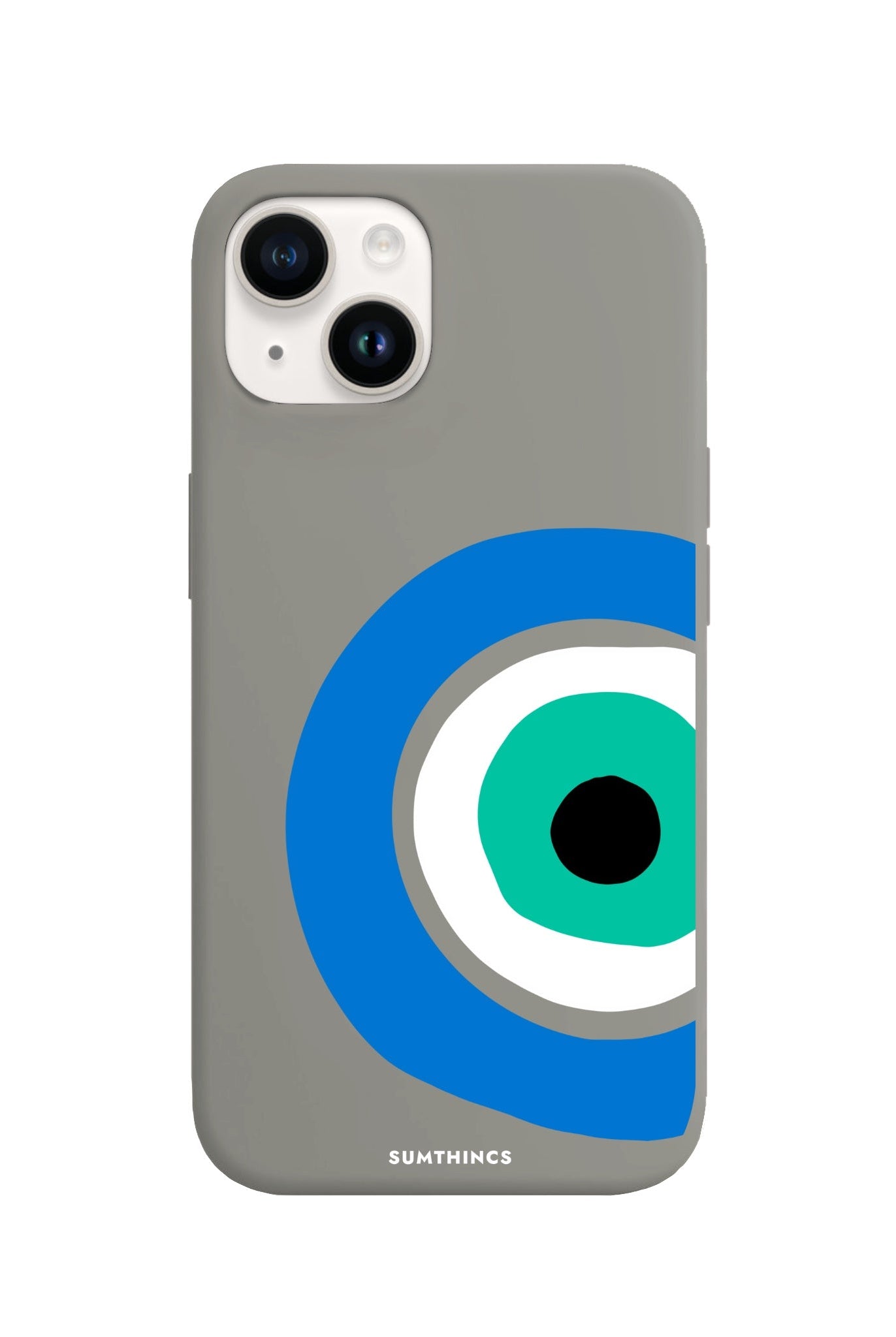 iPhone 14 Plus Ocean Eye Premium Telefon Kılıfı Gri - SUMTHINCS