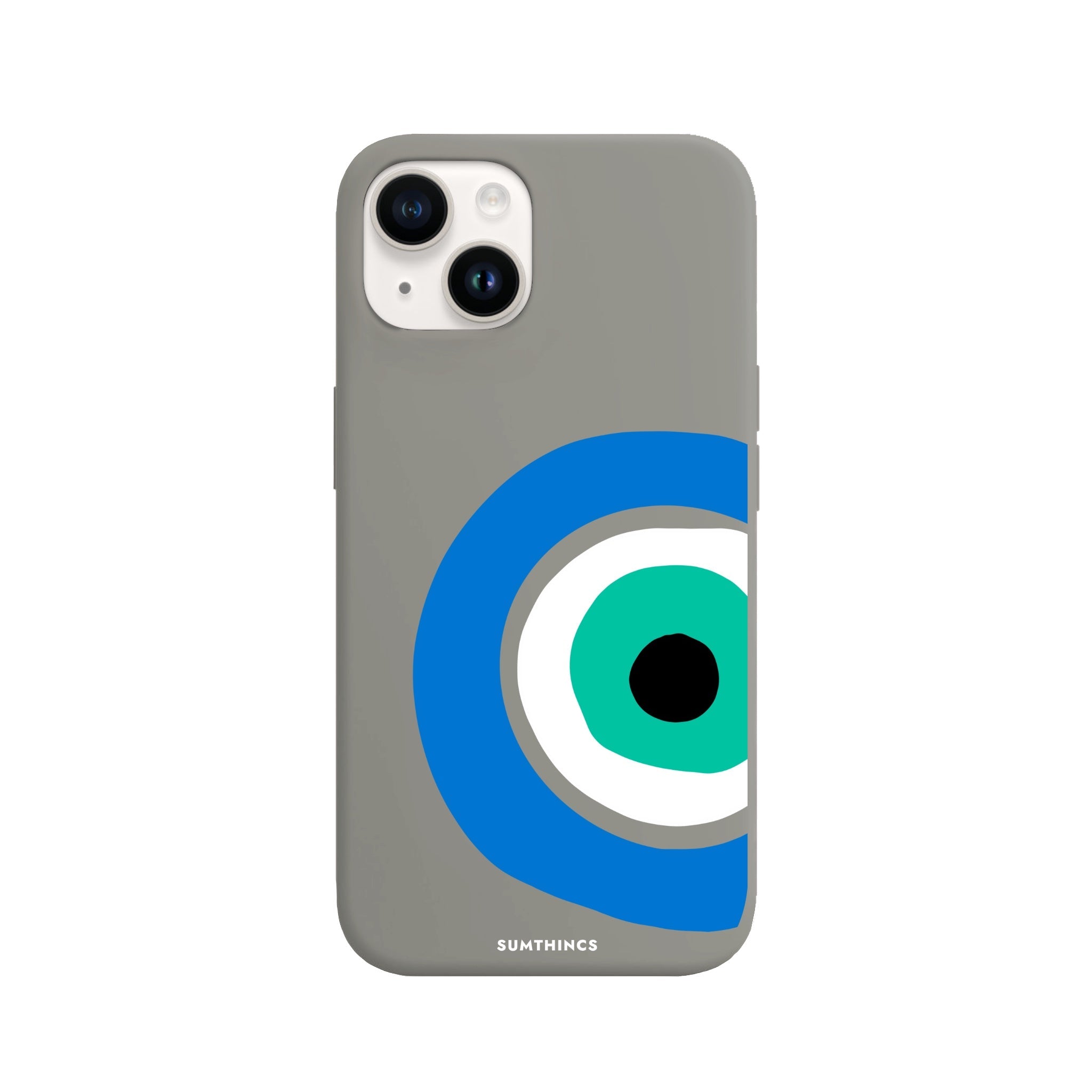 iPhone 14 Plus Ocean Eye Premium Telefon Kılıfı Gri - SUMTHINCS