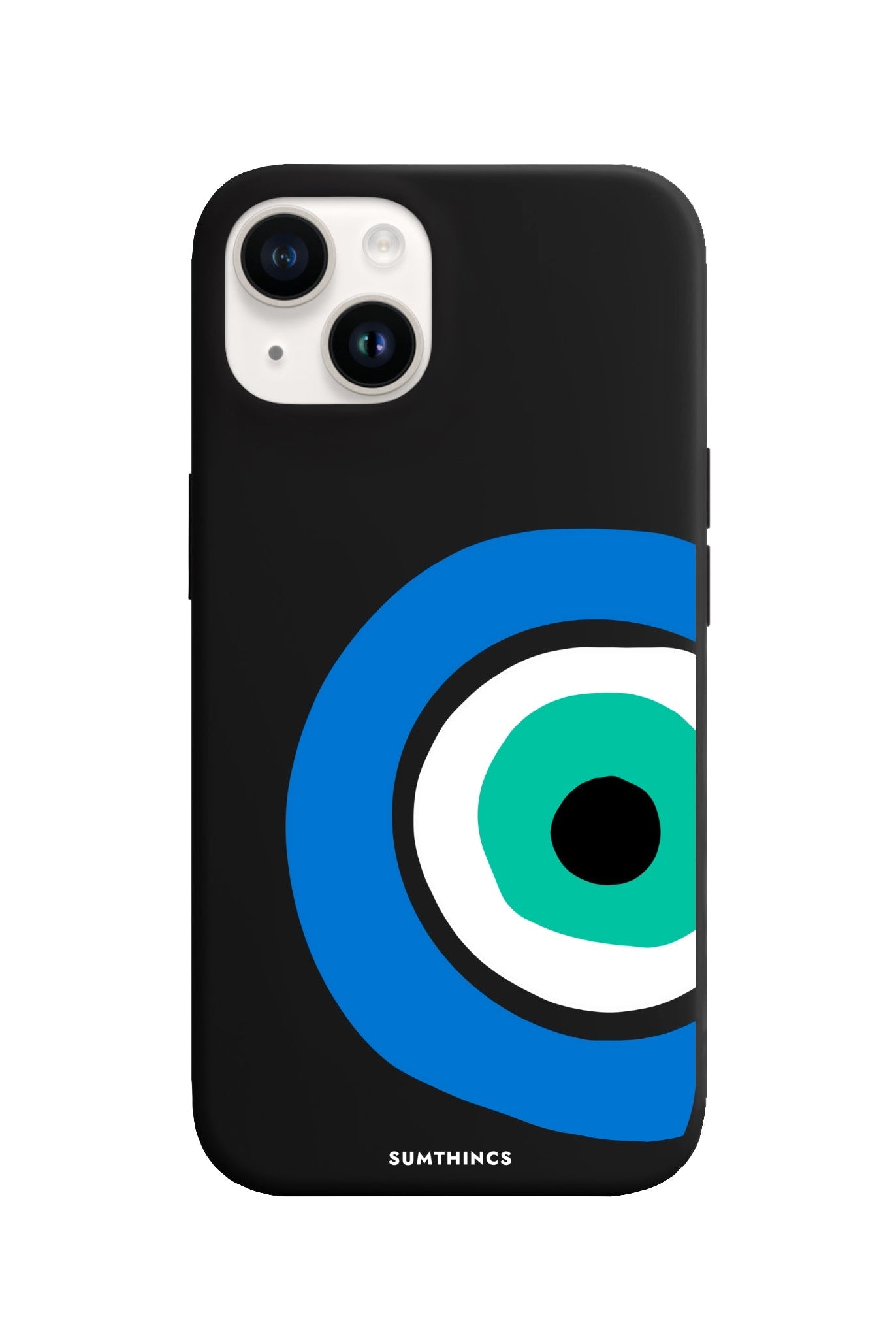 iPhone 14 Plus Ocean Eye Premium Telefon Kılıfı Siyah - SUMTHINCS