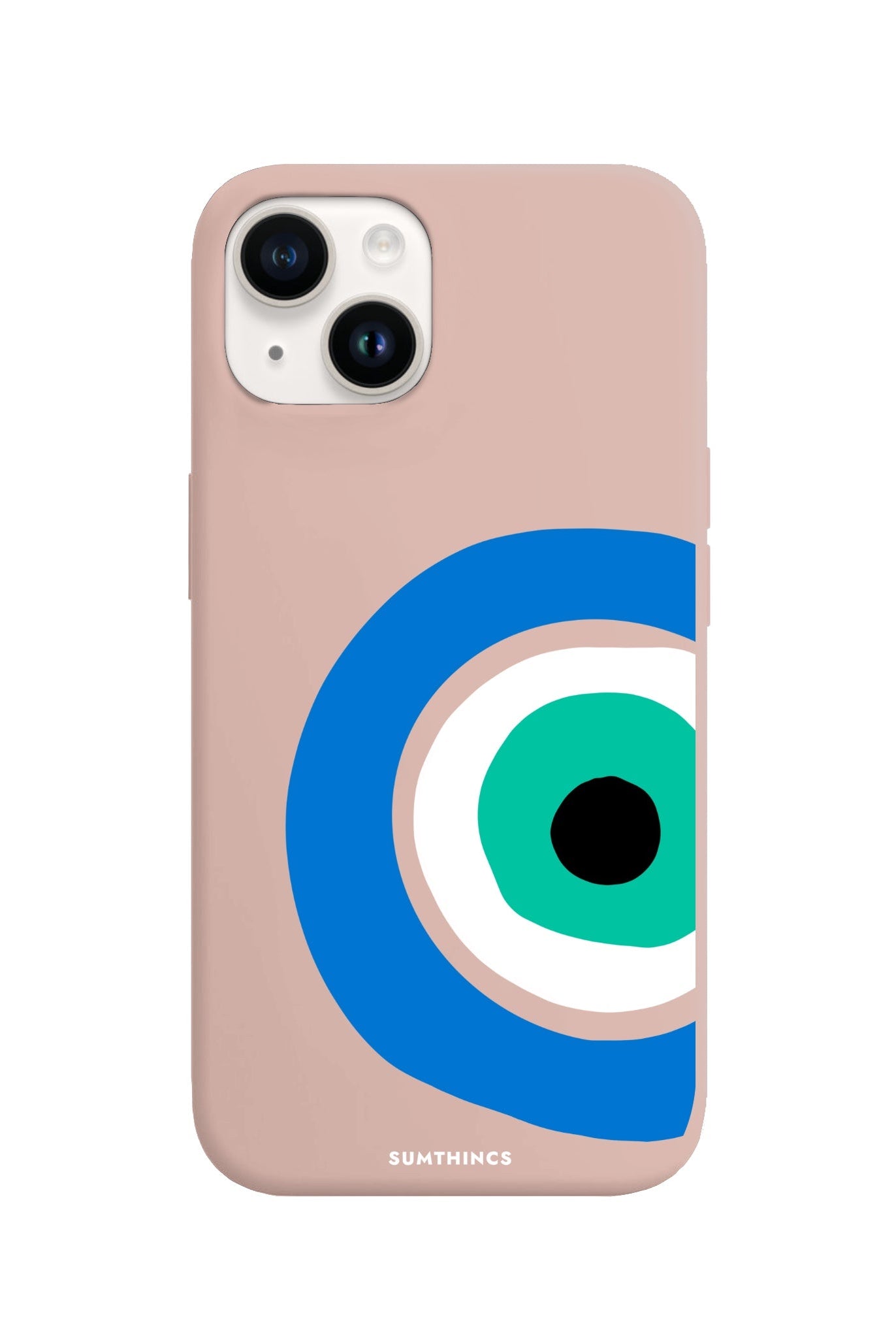 iPhone 14 Plus Ocean Eye Premium Telefon Kılıfı Bej - SUMTHINCS