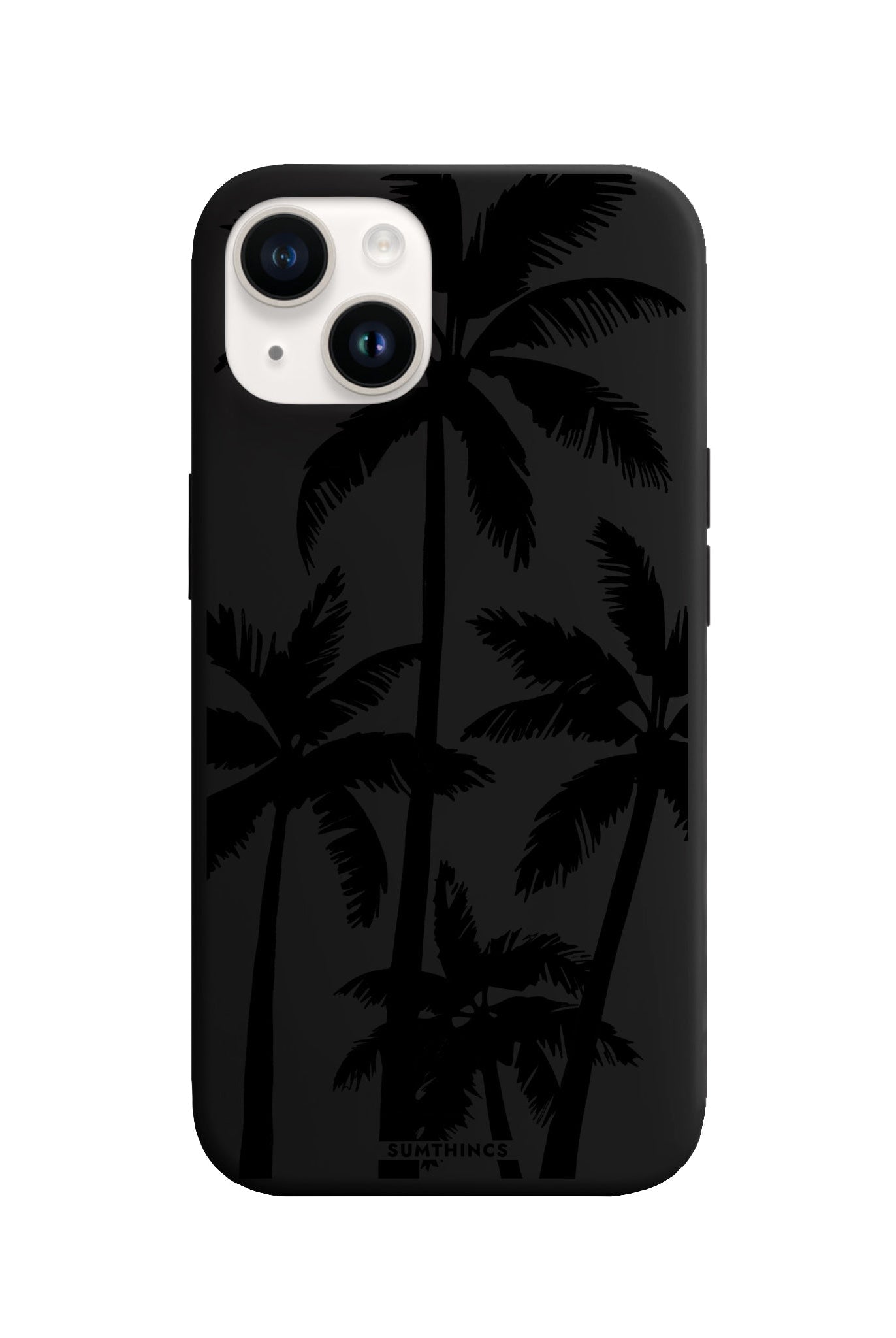 iPhone 14 Plus Palm Trees Premium Telefon Kılıfı Siyah - SUMTHINCS