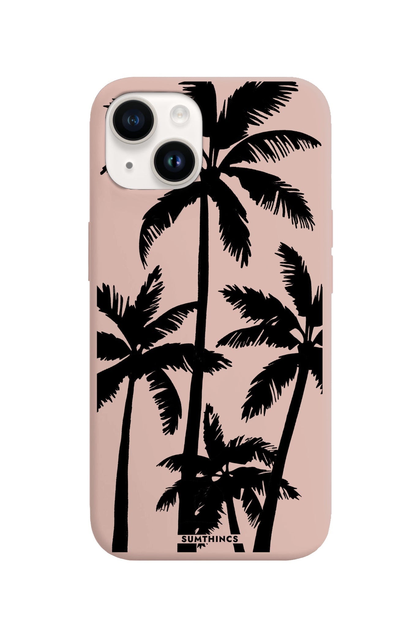 iPhone 14 Plus Palm Trees Premium Telefon Kılıfı Bej - SUMTHINCS