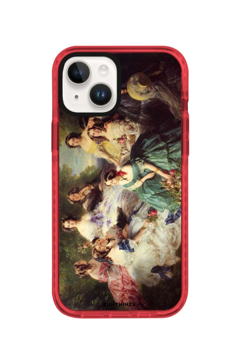 iPhone 14 Plus Picnic Procase Şeffaf Telefon Kılıfı Kırmızı - SUMTHINCS