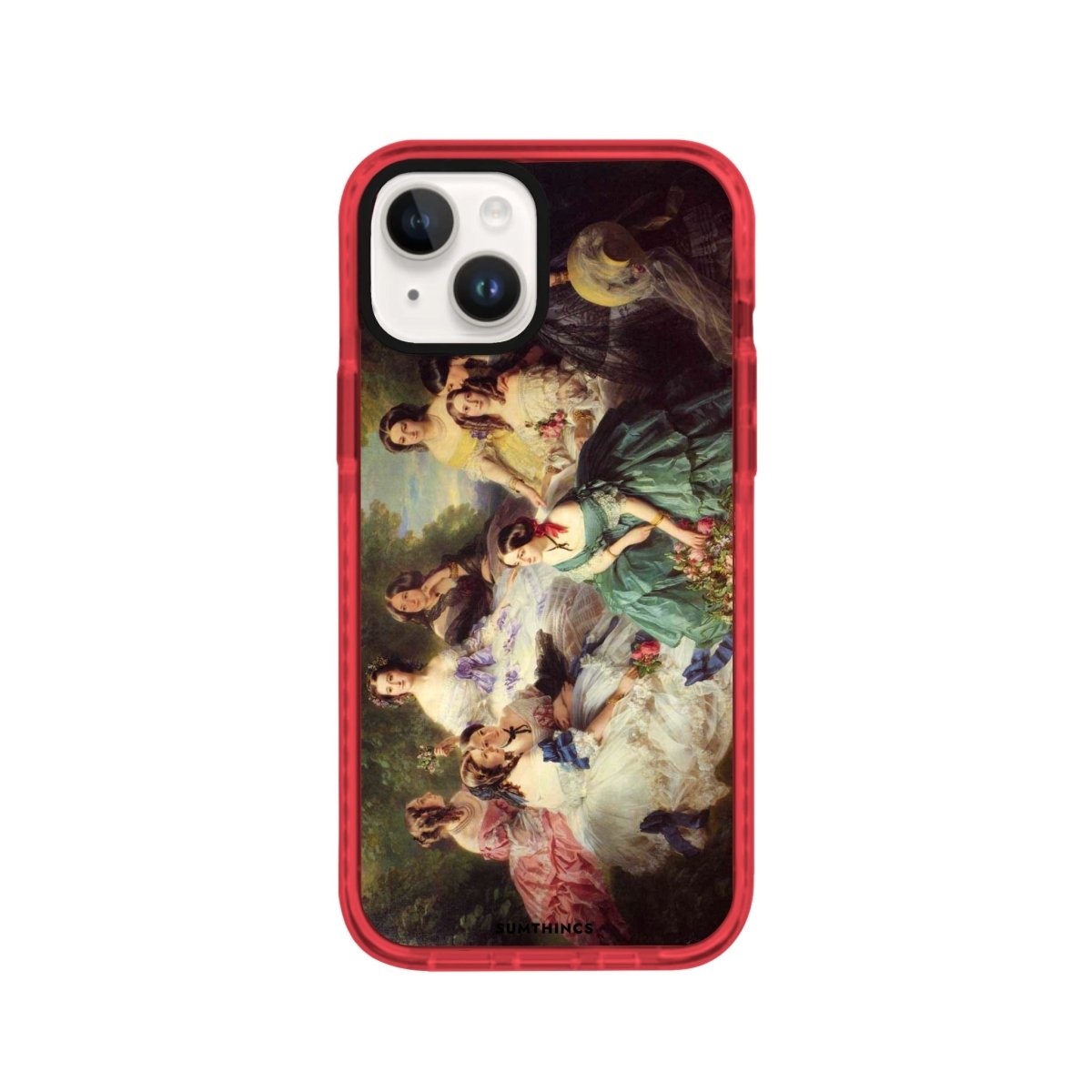 iPhone 14 Plus Picnic Procase Şeffaf Telefon Kılıfı Kırmızı - SUMTHINCS