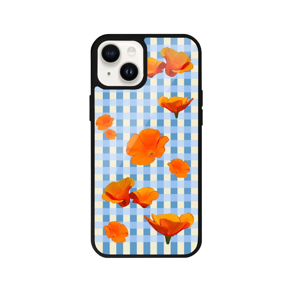 iPhone 14 Plus Poppies Glossy Cam Telefon Kılıfı - SUMTHINCS