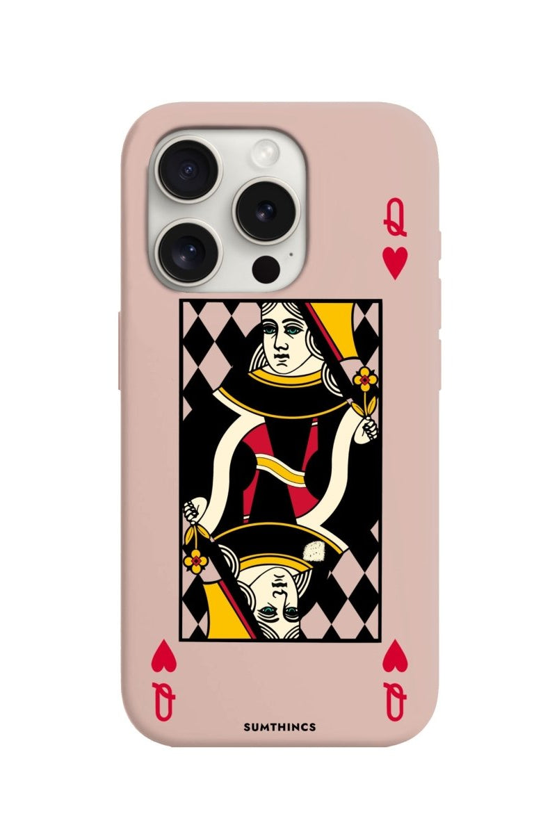 iPhone 14 Plus Queen Premium Telefon Kılıfı Bej - SUMTHINCS