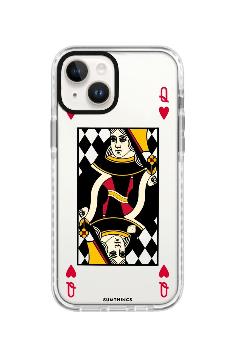 iPhone 14 Plus Queen Procase Şeffaf Telefon Kılıfı Beyaz Şeffaf - SUMTHINCS