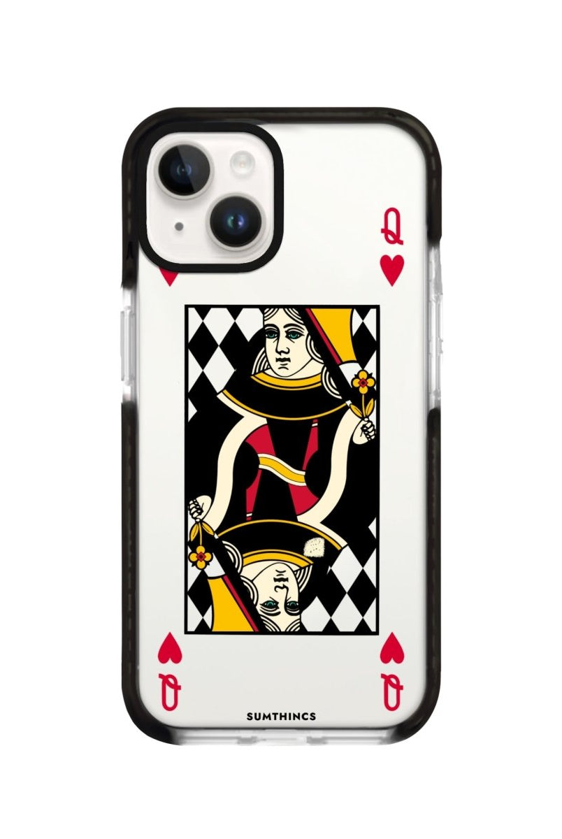 iPhone 14 Plus Queen Procase Şeffaf Telefon Kılıfı Siyah Şeffaf - SUMTHINCS