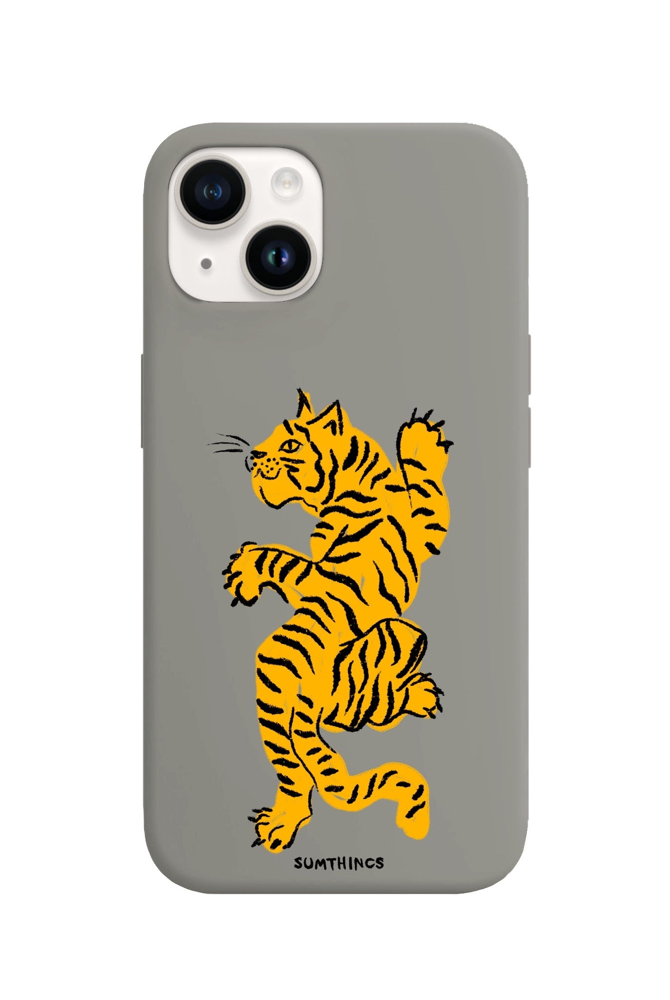 iPhone 14 Plus Roar Premium Telefon Kılıfı Gri - SUMTHINCS