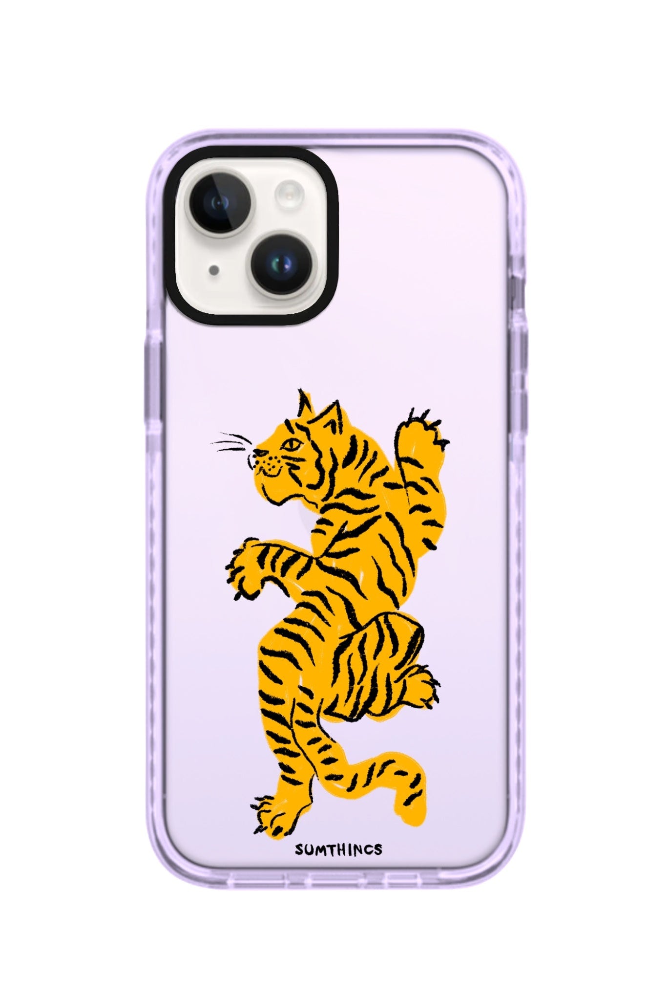 iPhone 14 Plus ROAR Procase Şeffaf Telefon Kılıfı Lila - SUMTHINCS