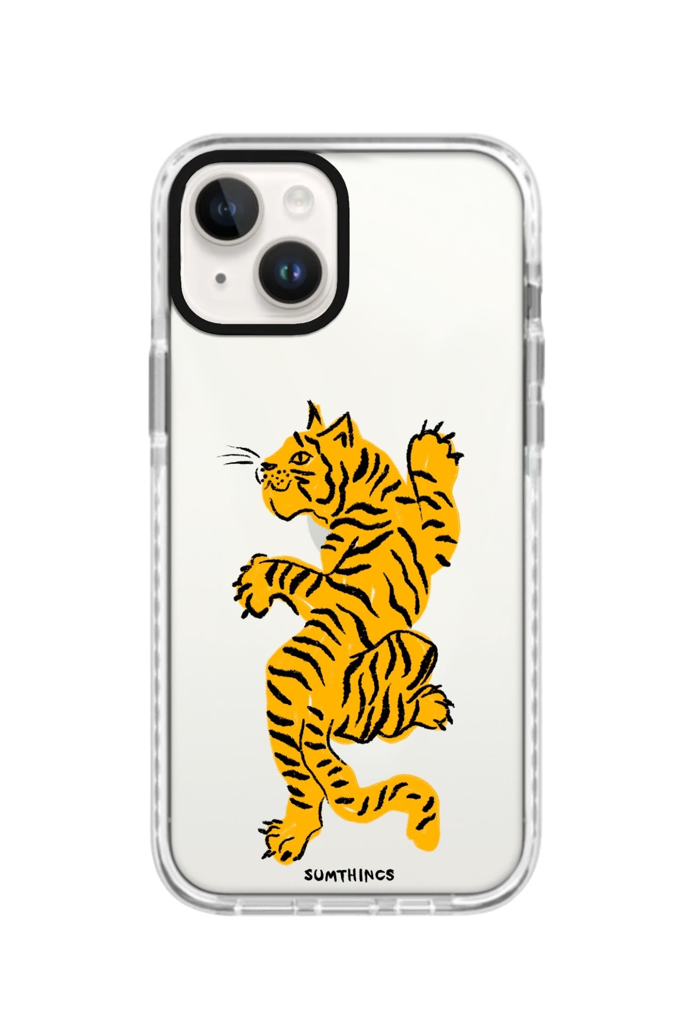 iPhone 14 Plus ROAR Procase Şeffaf Telefon Kılıfı Beyaz Şeffaf - SUMTHINCS