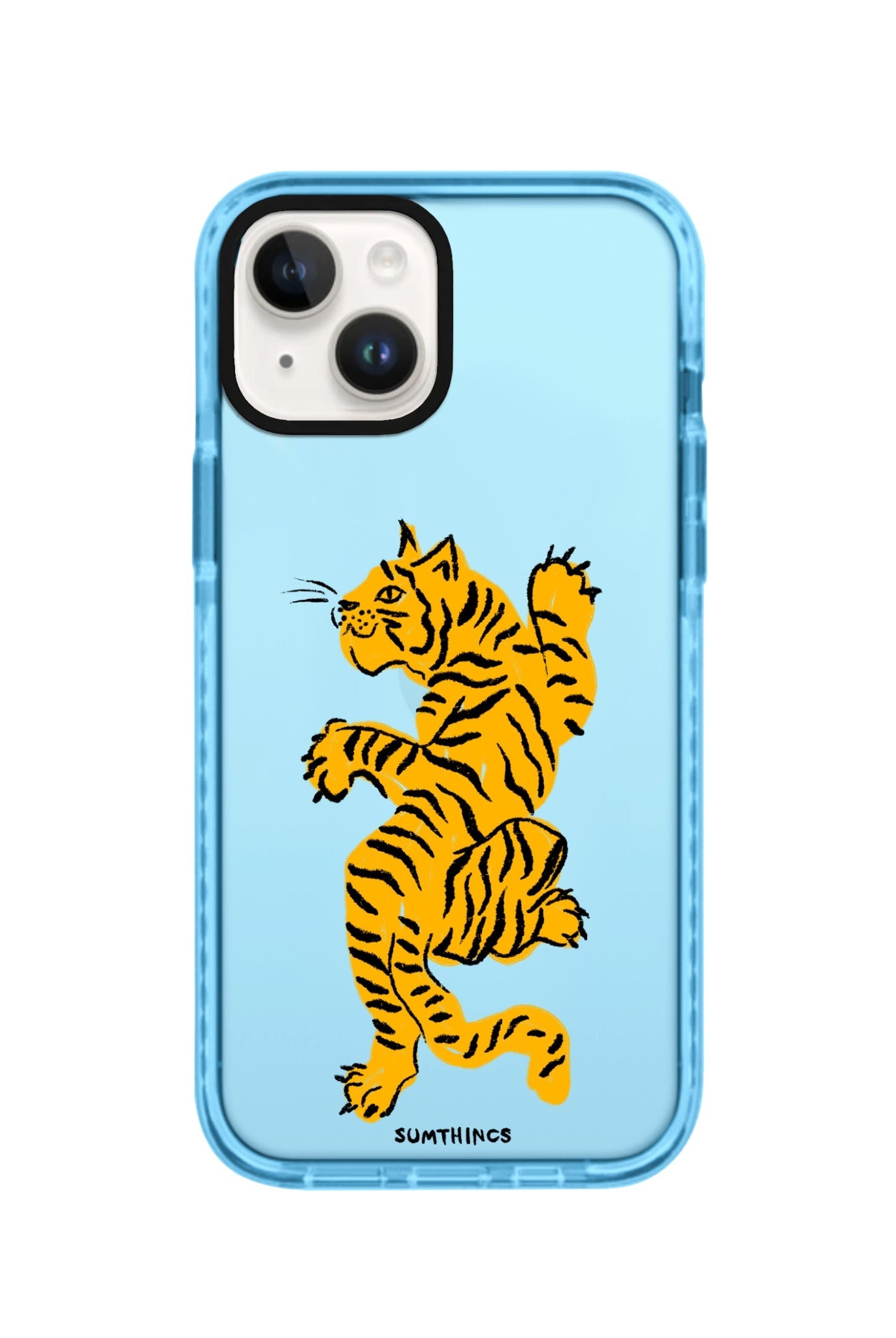 iPhone 14 Plus ROAR Procase Şeffaf Telefon Kılıfı Mavi - SUMTHINCS
