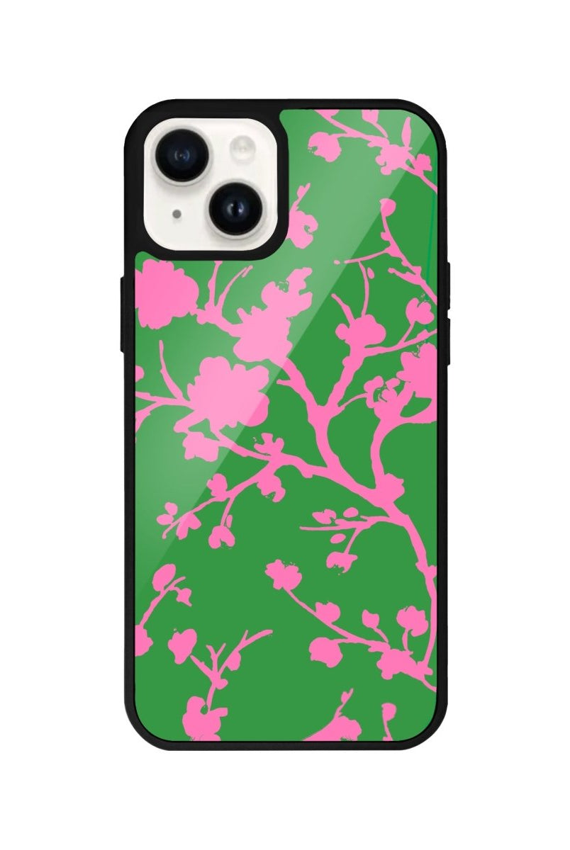 iPhone 14 Plus Sakura Glossy Cam Telefon Kılıfı - SUMTHINCS