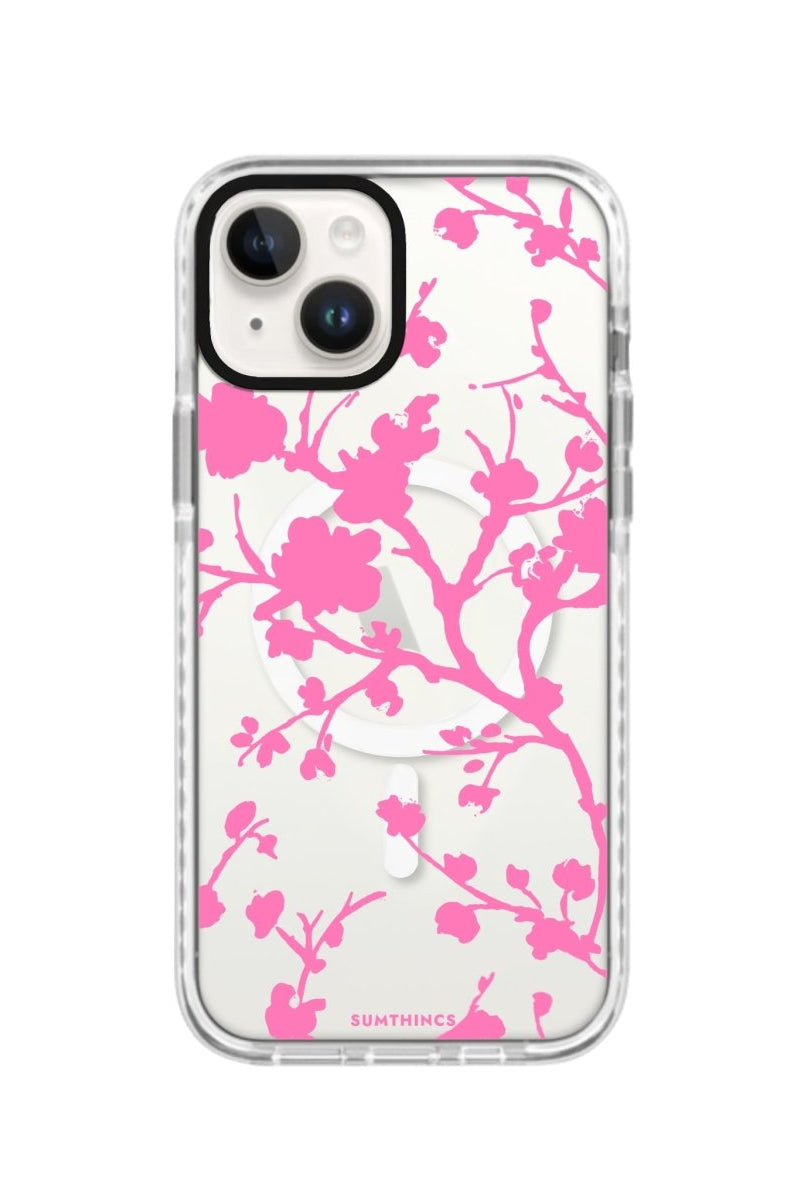 iPhone 14 Plus Sakura Magsafe Procase Şeffaf Telefon Kılıfı Beyaz Şeffaf - SUMTHINCS