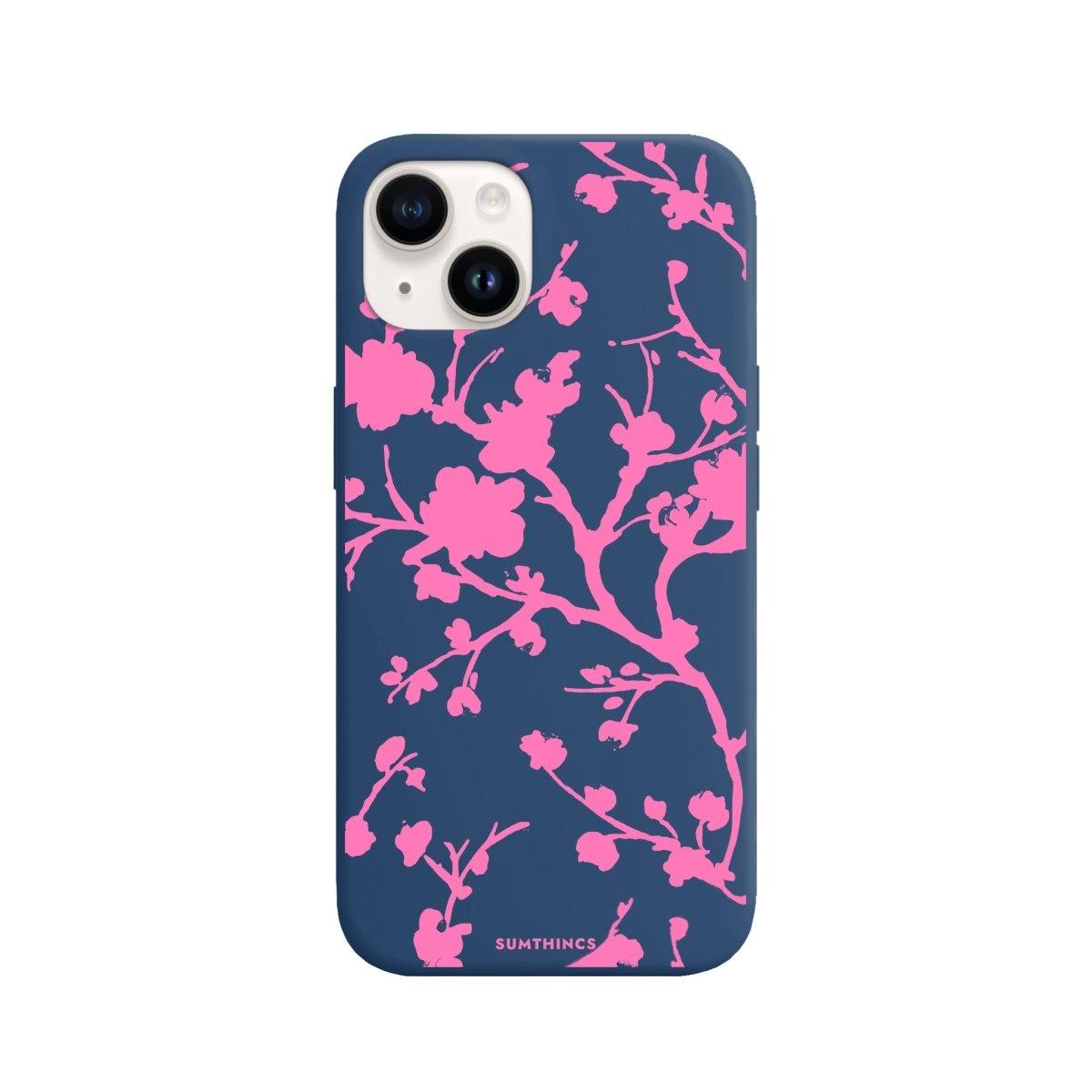 iPhone 14 Plus Sakura Premium Telefon Kılıfı Pasifik Mavi - SUMTHINCS