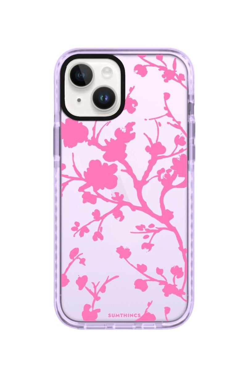 iPhone 14 Plus Sakura Procase Şeffaf Telefon Kılıfı Lila - SUMTHINCS