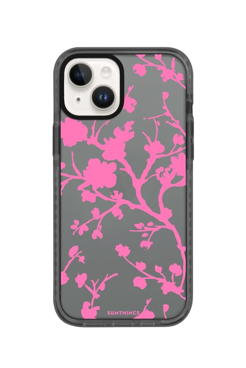 iPhone 14 Plus Sakura Procase Şeffaf Telefon Kılıfı Antrasit - SUMTHINCS